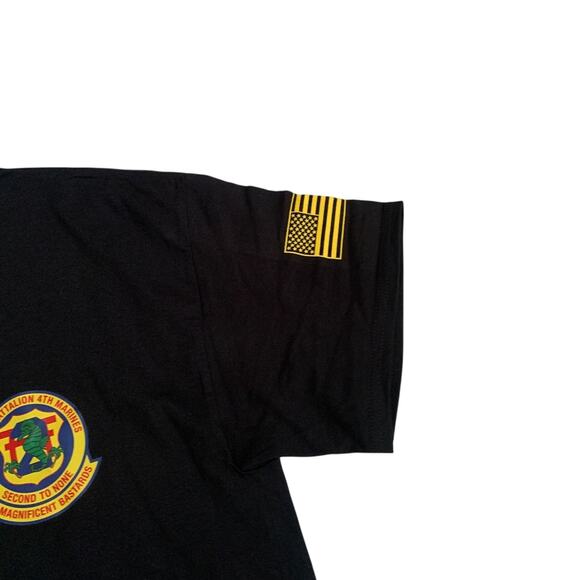 USMC Men's Size L 2nd Battalion 4Th Marines Short Sleeve T-Shirt Brand New - Picture 14 of 16